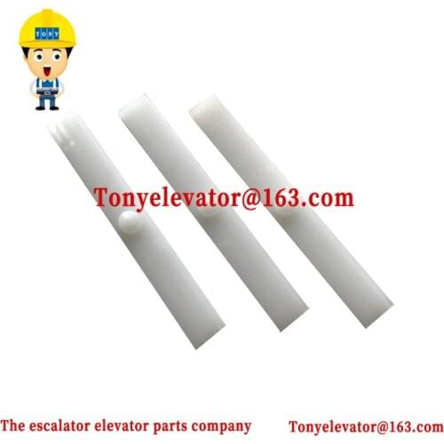 FAA380F500 Elevator 3 in 1 Guide Shoe Insert Length 200mm Width 25mm Height 6mm White 1 Set=3 Pieces