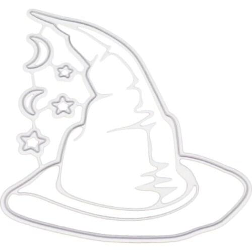 Halloween Hat Metal Cutting Dies Stencil DIY Scrapbooking Album Stamp Paper Card Embossing Crafts Decor