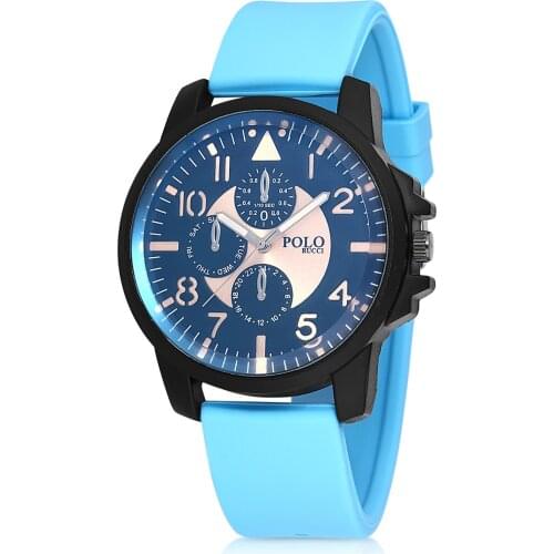 POLO Rucci Male Blue Silicone Cord Wrist PL-0327E1