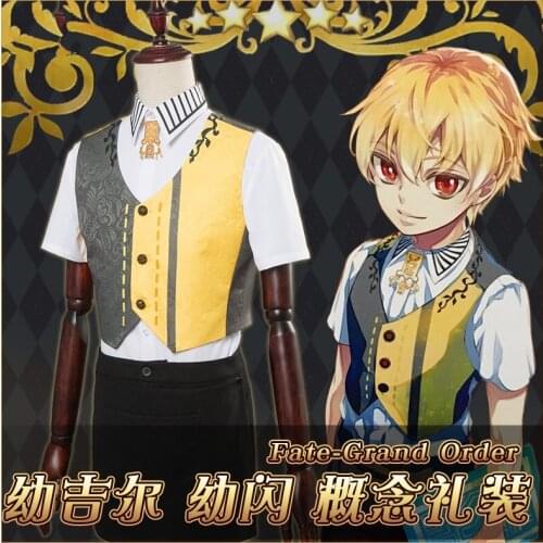 Hot Game Fate Grand Order Young Gilgamesh Alexander Cosplay Costume halloween costumes for women