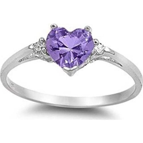 Simple All-Match Love Heart Shaped Inlaid Zircon Engagement Charm Gift Woman Fashion Party Creative Jewelry Wholesale