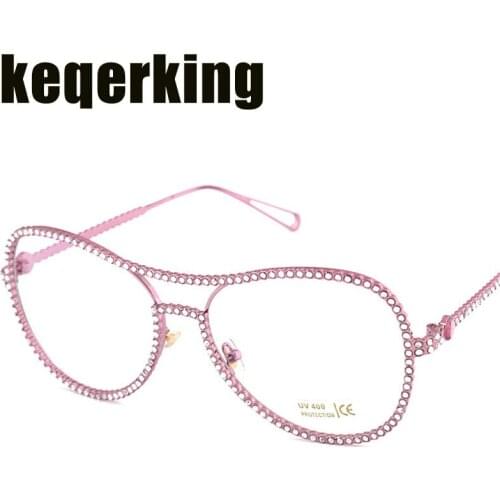 Clear Glasses Retro Eyeglasses Metal Gold Myopia Eyewear Women Men Spectacle Frames Optical Glasses Frame Transparent Lens