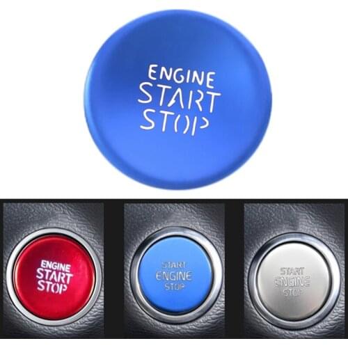 Car Engine Start-Stop Button Sticker One-Key Start Button Trim Sticker for Hyundai Tucson Elantra 2021 2022