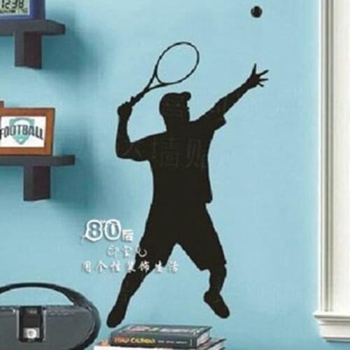 Tennis Sticker Sports Decal Muurstickers Posters Vinyl Wall Decals Pegatina Quadro Parede Decor Mural Tennis Sticker