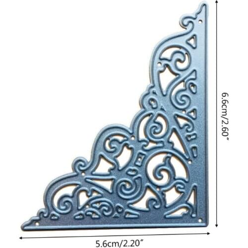 Corner Metal Cutting Dies Stencil Scrapbooking DIY Album Stamp Paper Card Emboss GXMA