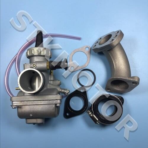 VM24 Carburetor With Mainfold Intake Pipe Inlet For 150cc 155cc 160cc YX Zongshen Engine Pit Dirt Bike Motorcycle