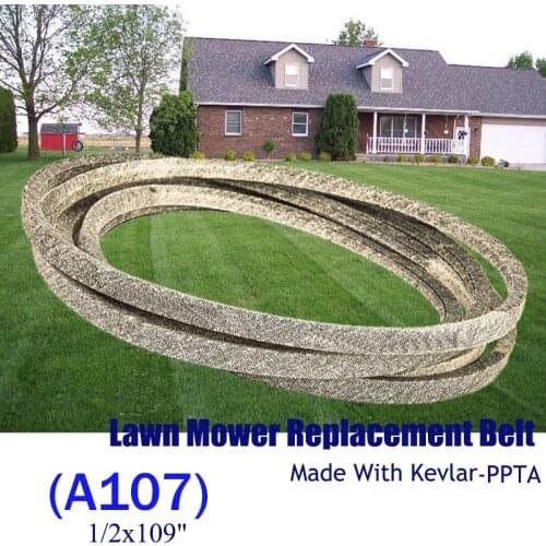 Replacement Blet A107 Ranch Cub Cadet Kevlar Lawn Mower Dry Cloth 954-04045 754-04045 75404045 95404045 1/2x109