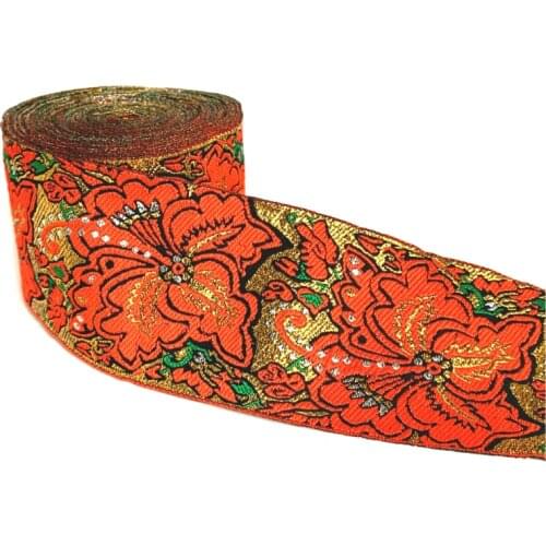 ZERZEEMOOY 6.7CM Ethnic Tribal Boho DIY Gypsy Accessory Embroidery Fabric Lace Sewing Trim Lady Dress Decoration Ribbon Webbing