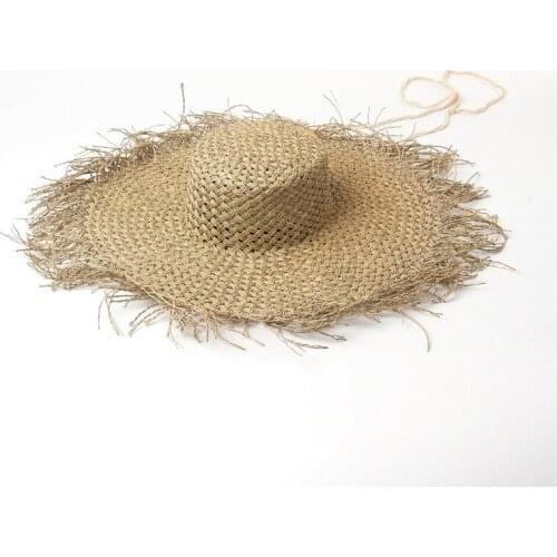 2021 New Summer Panama Jazz Hat Beach Hollow Seaweed Straw Sun Hats For Lady Caps Outdoor Travel Vacation Custom Vintage Caps