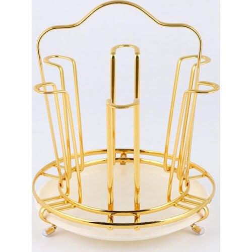 Gold Tree Rack Metal Mug Stand Coffee Tea Cup Holder Storage Rack Home Kitchen