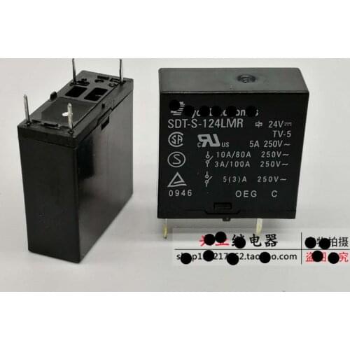 10piece) Relay SDT-S-105LMR 5V SDT-S-112LMR 12V SDT-S-124LMR 24V SDT S 124LMR 4PIN 5A new and original