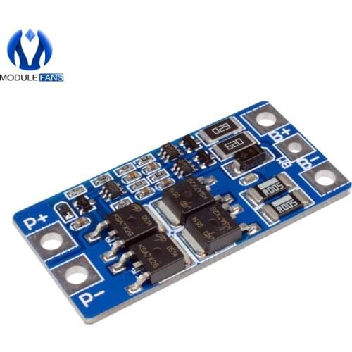 10PCS 2S 2 Cell Serial Series 10A 8.4V 7.4V 18650 Li-ion Lipo Lithium Charger Protection Board Module BMS PCM Pack Balance