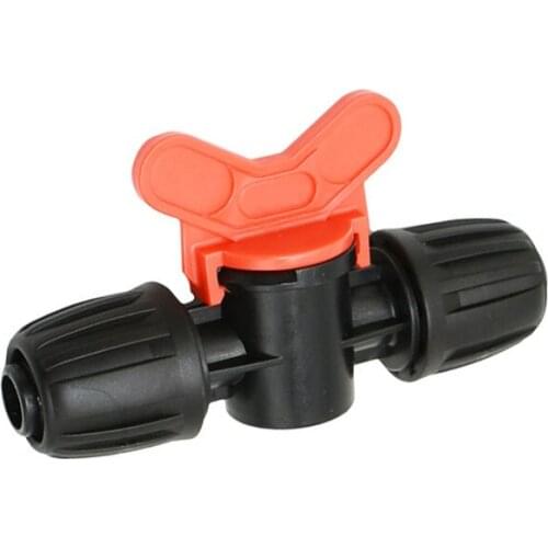 Garden hose 3/8 1/2 inch garden tap 8/11 16mm Water hose irrigation valve cranes Mini Valve For irrigation 25pcs