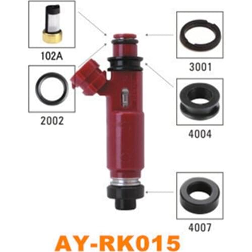 40pieces/sets auto parts fuel injector repair kit for toyota OEM 195500-3030 1955003290 (AY-RK015 )