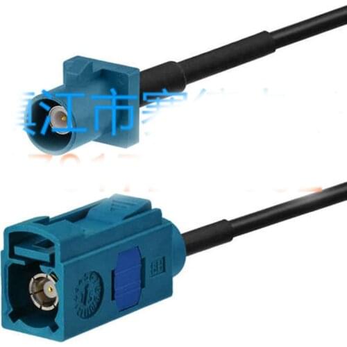 5PCS/Lot Fakra-Z SMB Male to Fakra-Z Female Plug Connector RF Exention Pigtail Cable RG174 For GPS Antenna 15CM/20CM/30CM/50CM