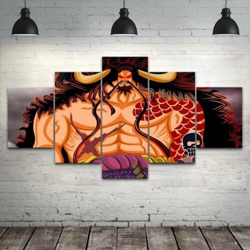5 Pieces Strong Monster Anime Japan Canvas Hd Prints Paintings Modular Pictures Wall Art Posters Living Room Home Decor