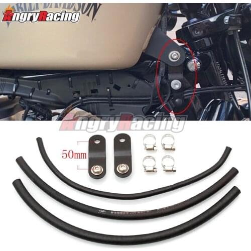 Motorcycle Accessories 2" Tank lift Riser Kit with Hose For Harley Sportster 1200 883 48 72 Iron XL1200X Standar Roadster Deluxe
