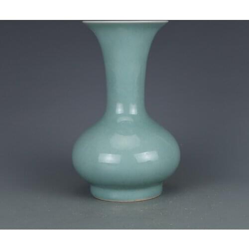 Antique SongDynasty porcelain vaseLongquan kiln green glaze bottle,Home Decoration collection & adornment,Free shipping