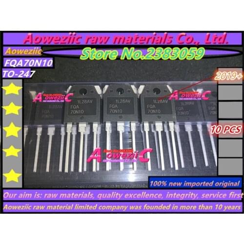 Aoweziic 2019+ 100% new imported original FQA70N10 70N10 TO-3P field effect transistor 70A100V