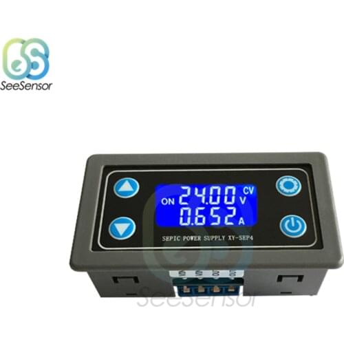 DC DC 0.5-30V 4A 35W Automatic Boost/Buck Converter CC CV Regulated Adjustable Step Up/Down Power Supply Module