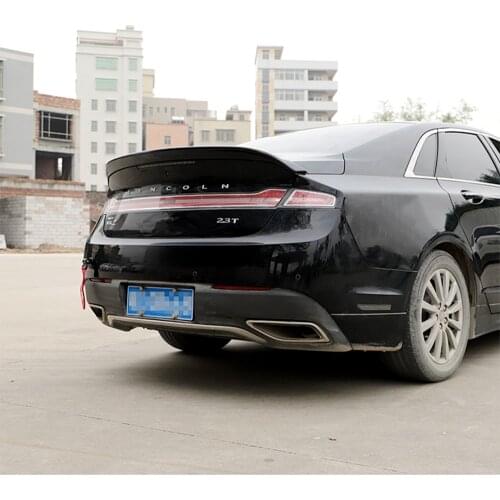 Car Accessories ABS Plastic Unpainted Color Rear Trunk Boot Wing Lip Roof Spoiler For Lincoln MKZ 2014 2015 2016 2018 2019