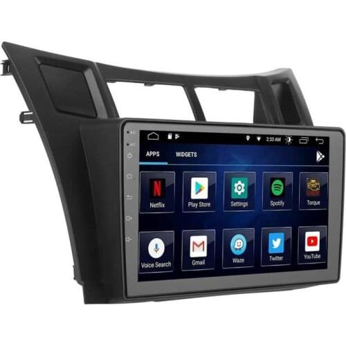9in Car GPS Navigator Bluetooth 4.0 Touch Screen for Android 10.0 Fit for Yaris 2008-2011