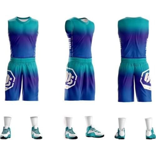 Basketball jerseys suit boys men women 2020 blank team basketball shirt shorts clothes kids pocket basketball jerseys set custom