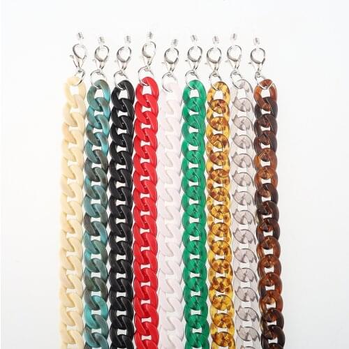 New Acrylic Chain for Face Mask Necklace Glasses Chain Sunglasses Straps Mask Lanyards Women Men Neck Chains Accessories 2021