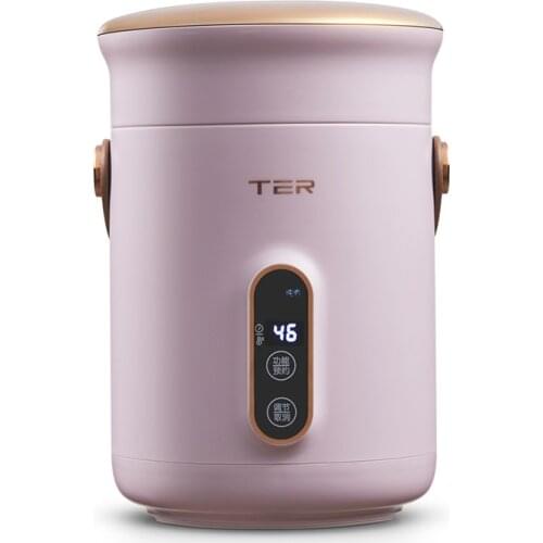 ZK30 Electric Stew Pot Slow Cooker Tea Maker Portable Hot Pot Prridge Soup Maker with Appointment For Home Travel 600ml