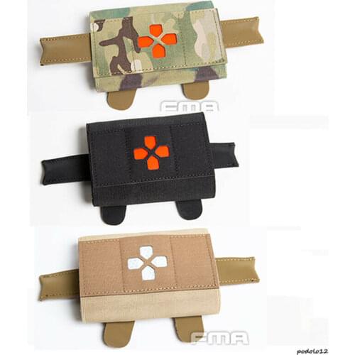 FMA outdoor product Tactical medical kit Anxious Molle Mounted Micro package TB1384/TB1385/TB1386-BK/DE/MC