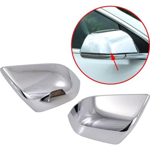 Chrome Rear View Mirror Protector Cover Trim Molding For Tesla Model 3 2018 2019