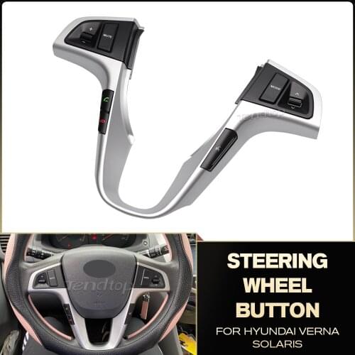 Bluetooth Steering Wheel Button For Hyundai VERNA SOLARIS Steering Wheel Audio Volume Music Control Button Switch