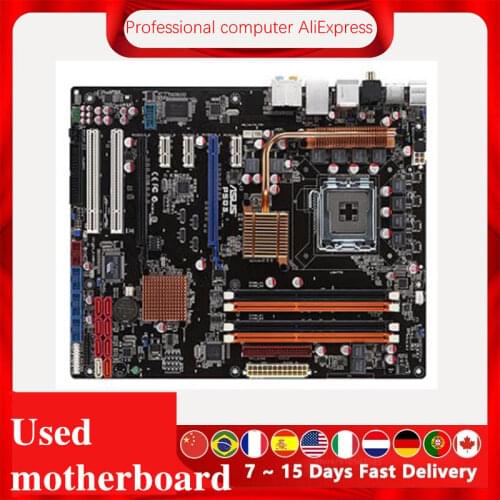 For Asus P5Q3 Desktop Motherboard P45 Socket LGA 775 Q8200 Q8300 DDR3 Original Used Mainboard On Sale