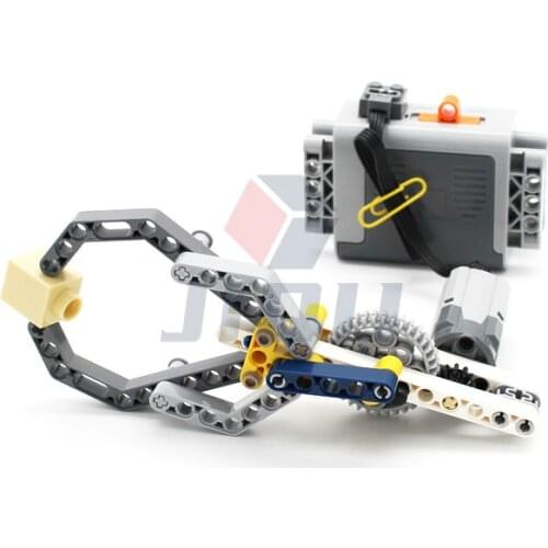 MOC High-tech 33 Pcs Mechanical Claw Mechanical Model Building Blocks Bricks Compatible with Motor PF Set DIY Toys
