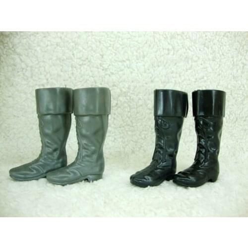 AILAIKI 10PAIRS/LOT Fashion Doll Boots For 1/6 Male Dolls Prince Ken Boots Doll Shoes Black Boots Doll Shoes Accessories Toy