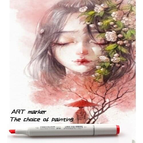 FINECOLOUR EF101 Animation Set Professional Sketch Brush Clothes set Alcohol-Based Ink Double Headed Drawing Art Markers Pen