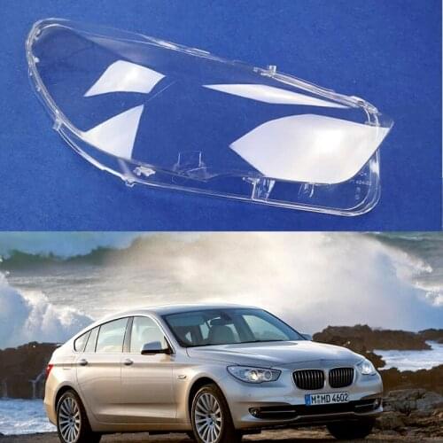For BMW 5 Series GT Headlamp Shade BMW F07 Lamp Shade 2010-2017 Five Series GT Transparent Glass Lamp Shade