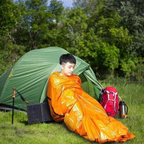 NEYGU Emergency Blanket Sleeping Bag Thermal Waterproof Survival Camping Hiking Jungle Adventure Sleeping Gears Lifesaving