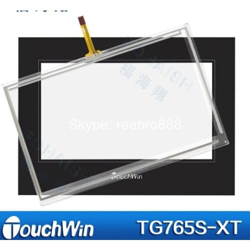 New Touchscreen with protective film for Xinjie 7''inch touch screen TG765S-XT MT UT ET KDT-5892 external Touch panel screen
