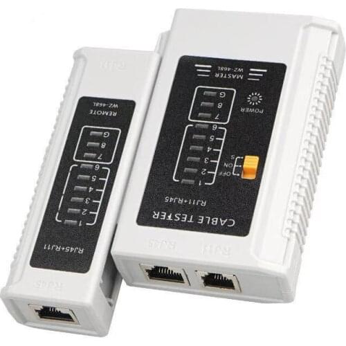Professional RJ45 Cable lan tester Network Cable Tester RJ45 RJ11 RJ12 CAT5 CAT6 UTP LAN Cable Tester Networking Tool