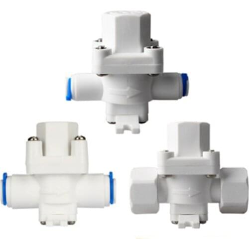 RO Water Pressure Relief Valve Water Pressure Reducing Regulator 1/4" 3/8" OD Hose Quick Connection RO Reverse Osmosis System