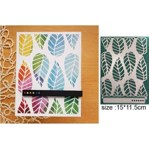 Metal cutting Die for scrapbook Rose Leaf Die, Craft Paper cutting Die, Flower Tree Metal cutting Die