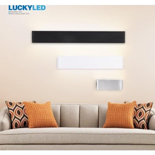 LUCKYLED Modern Wall Lamp Sconce Bedside Lamp AC 85-265V Wall Light Fixtures Waterproof Bathroom Mirror Light Staircase Lighting