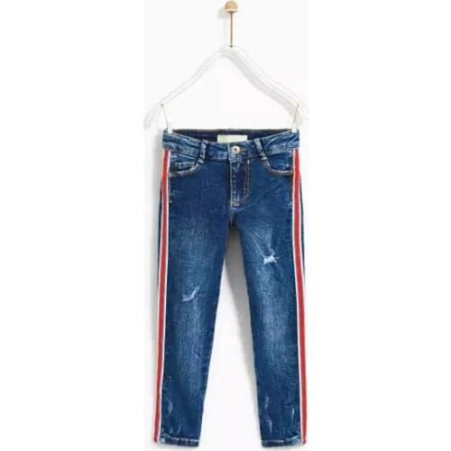 Spring Girls Jeans Baby Kids Jeans for Children Boys Girls Leggings Denim Pants Toddler Pants Girls Kids Pants for Boy Girl 2-8Y