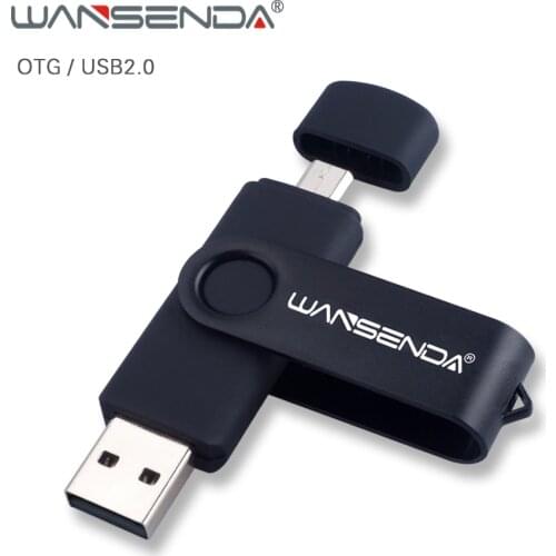 WANSENDA OTG USB Flash Drive Rotation Pen Drive 256GB 128GB 64GB 32GB 16GB Pendrive USB Memory Stick for Android Mobile / PC