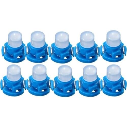 10Pcs Car Dash Instrument Base Light Lamp T4.2 COB Car Wedge Dashboard Bulb DC12V Lamp