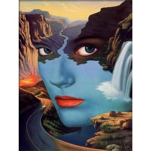 Diamond Painting Full Round Religion Icon Diamond Mosaic True Religious women Diamond Embroidery