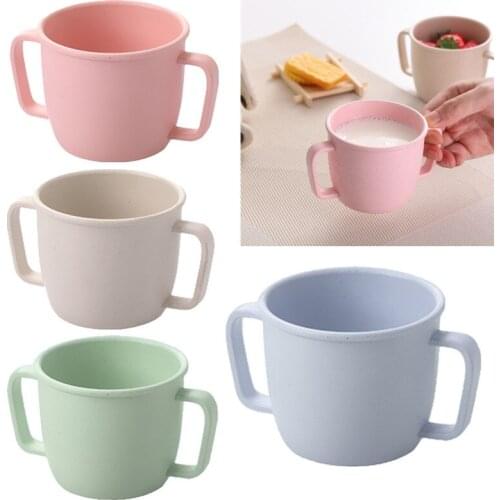 Baby Feeding Cups Learning Drinking Cups Bottle With Headle Leakproof Infants Water Cups Baby Drinkware Training Cups BPA Free