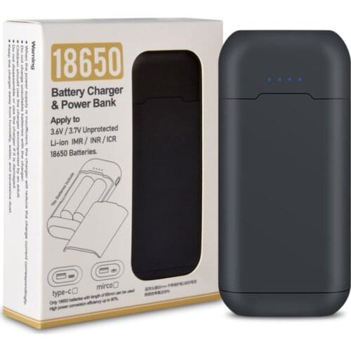 DIY 2x18650 Battery Case With Indicator Power Bank Shell Portable External Box without Battery Powerbank Protector 85DD