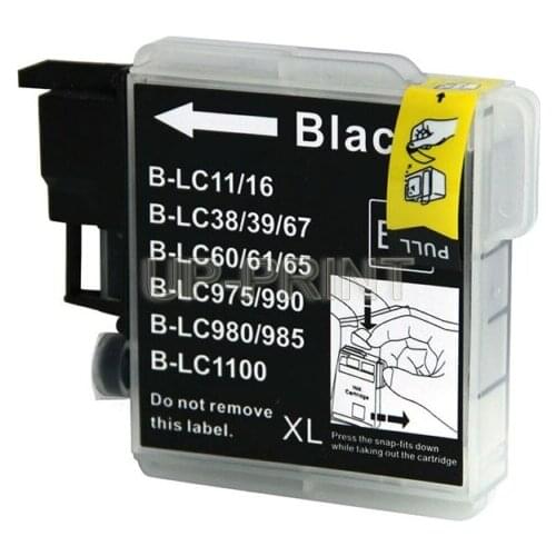 UP 1pc Black Compatible ink cartridge for Brother LC985 LC975 LC39 for brother DCP- J140W/145C/165C/185C/195C/197C/365CN